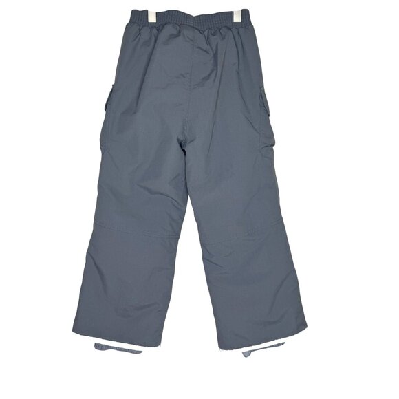 Hanna Andersson Kid's Dark Gray Fully Lined Snowpants w/ Cargo Pockets, Sz 6-7 - Picture 2 of 6